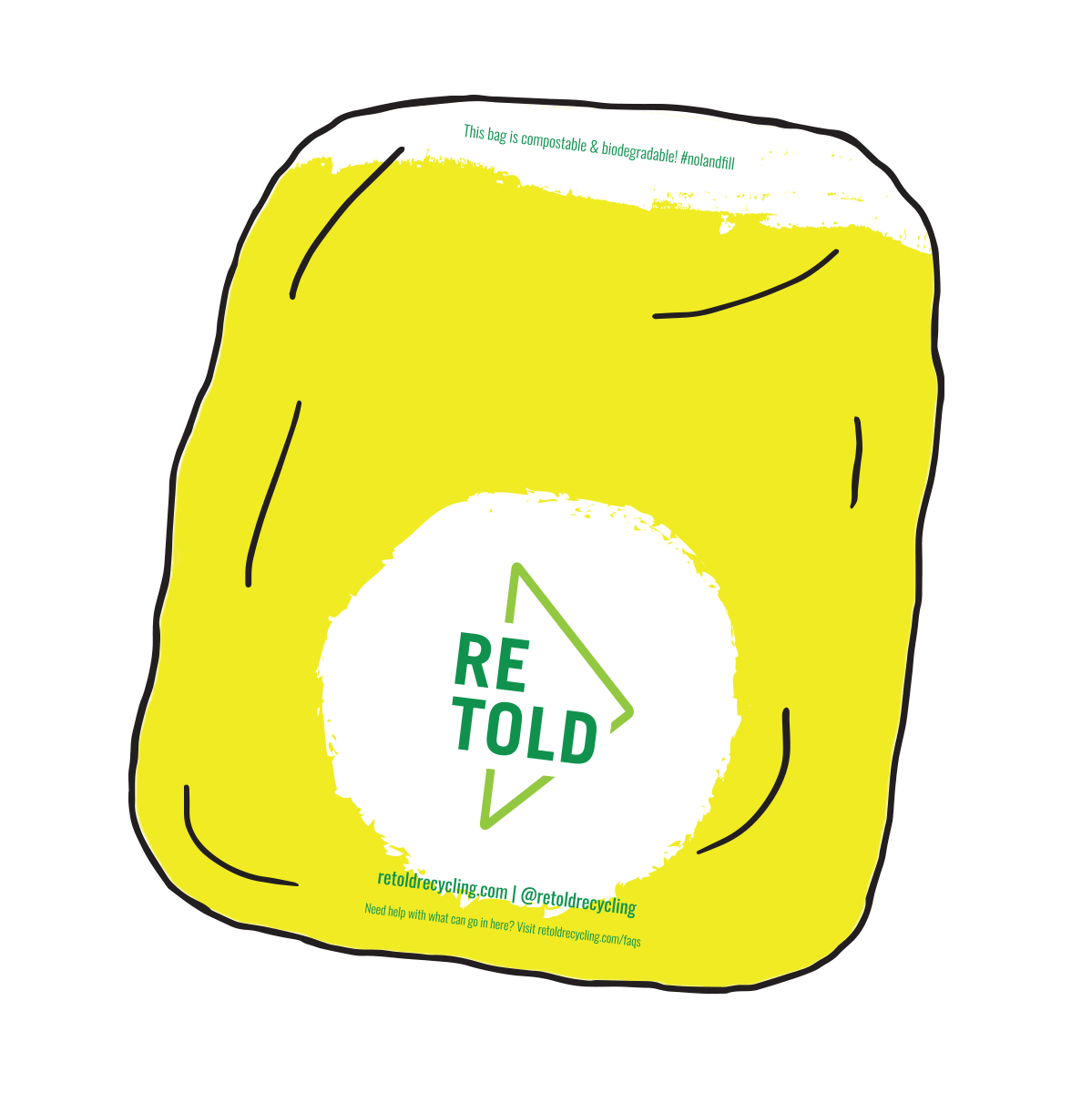 Retold recycling bag